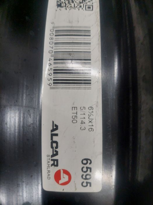 Комплект металевих дисків Hyundai Kia Mazda R16 5×114.3