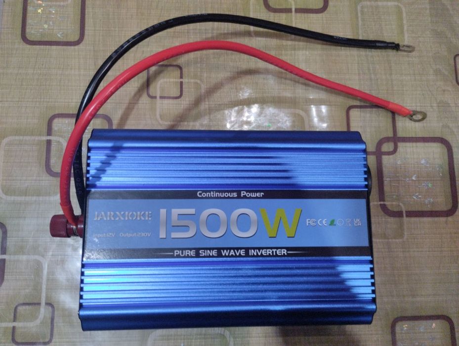 Перетворювач з Польщі 1500 W,  чиста синусоїда, інвертор