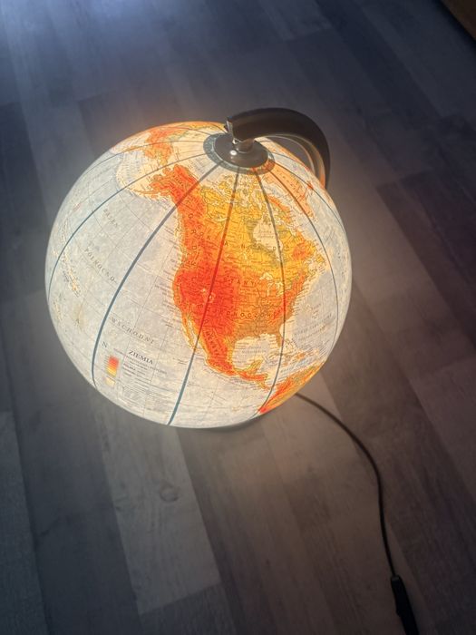 Globus/ lampka nocna, na biurko