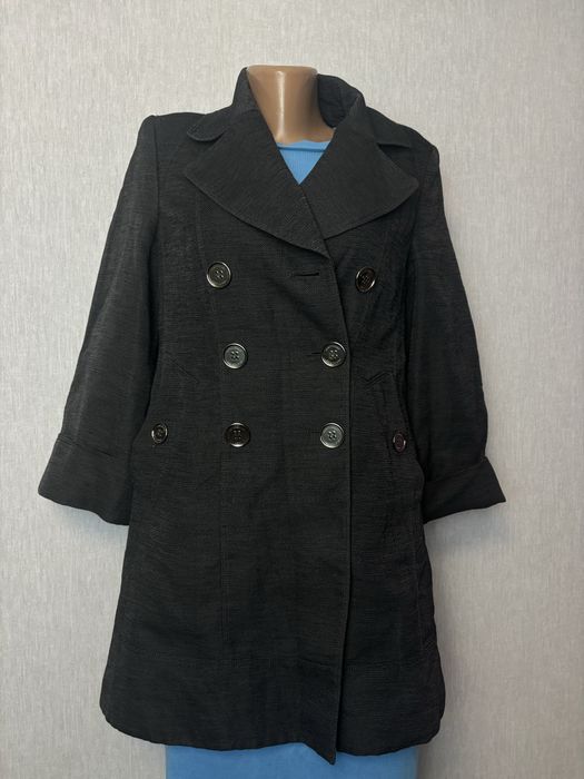 Burberry Двобортний піджак тренч льон котон