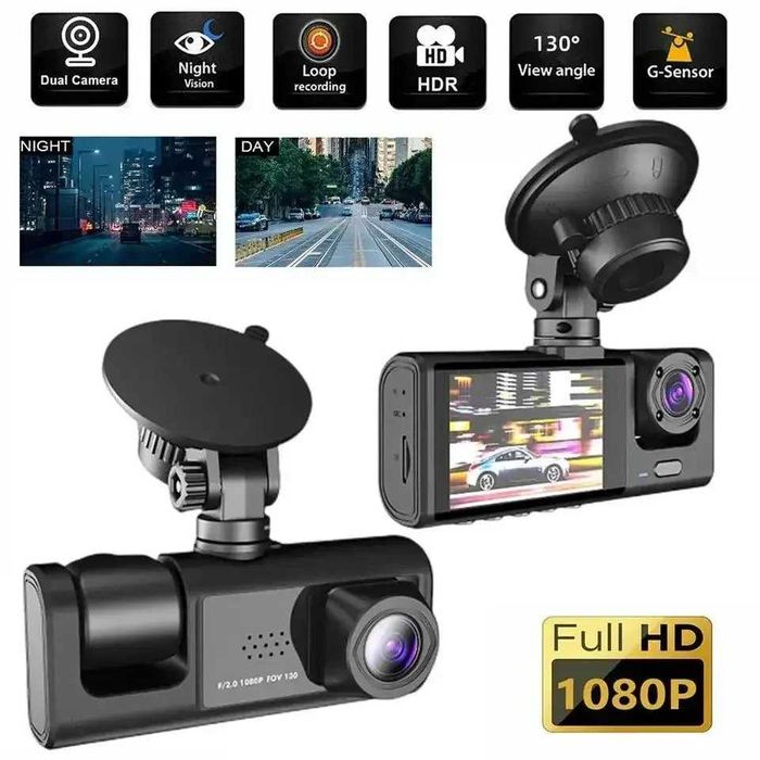 Автомобільний відеореєстратор з 2-дюймовим IPS-екраном 1080P