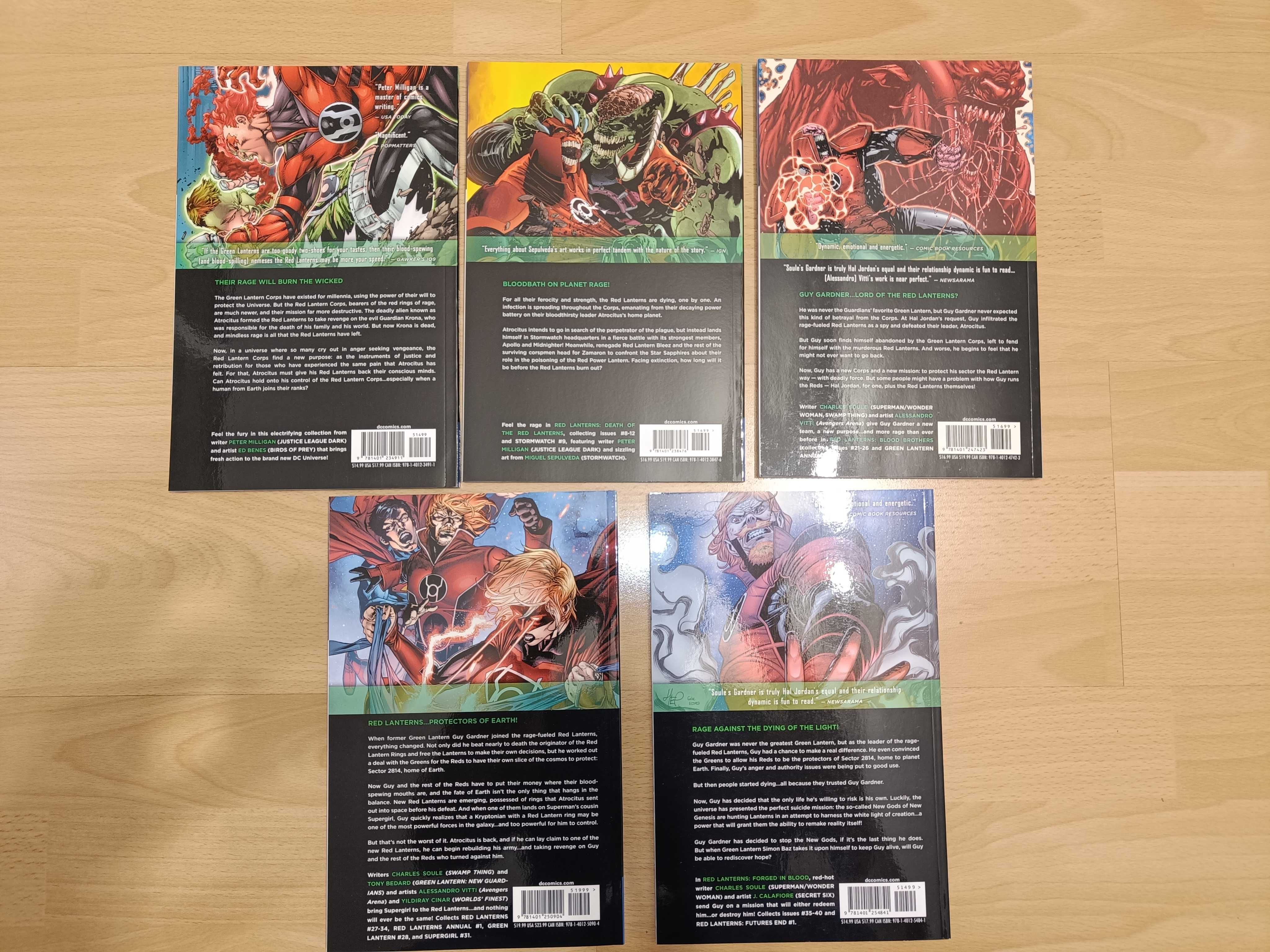 RED LANTERNS SC VOL 01,02,04,05,06