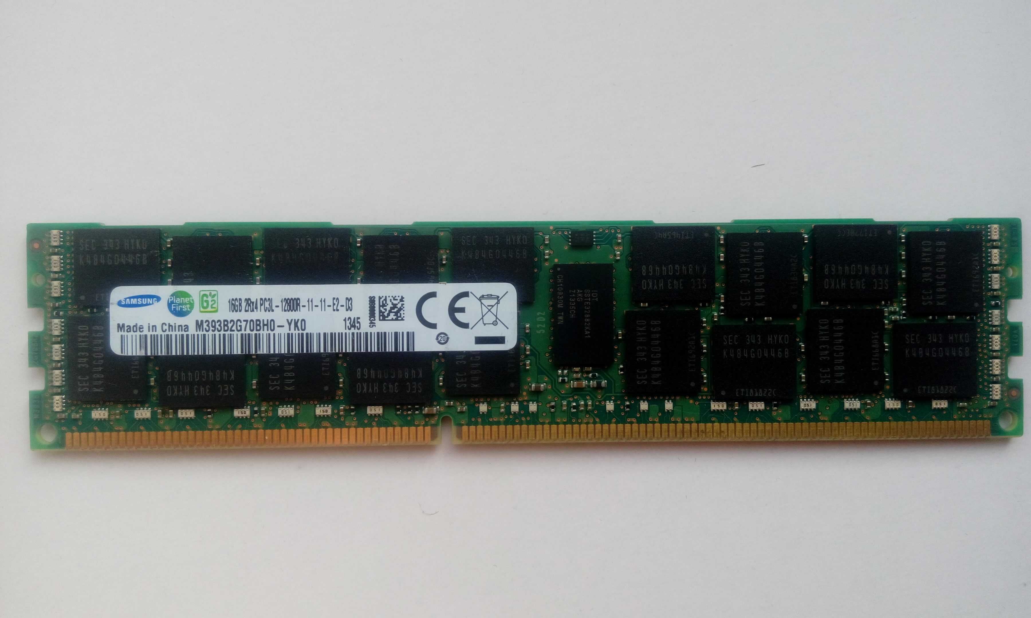 Серверна память Samsung  DDR3  16GB 2Rx4 PC3L-12800R