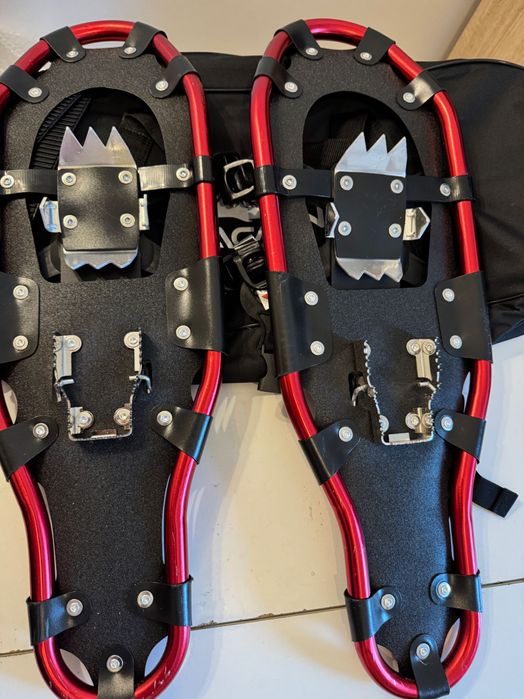 Rakiety śniegowe NACATIN 25' 64 cm + Kijki , z torbą transportową