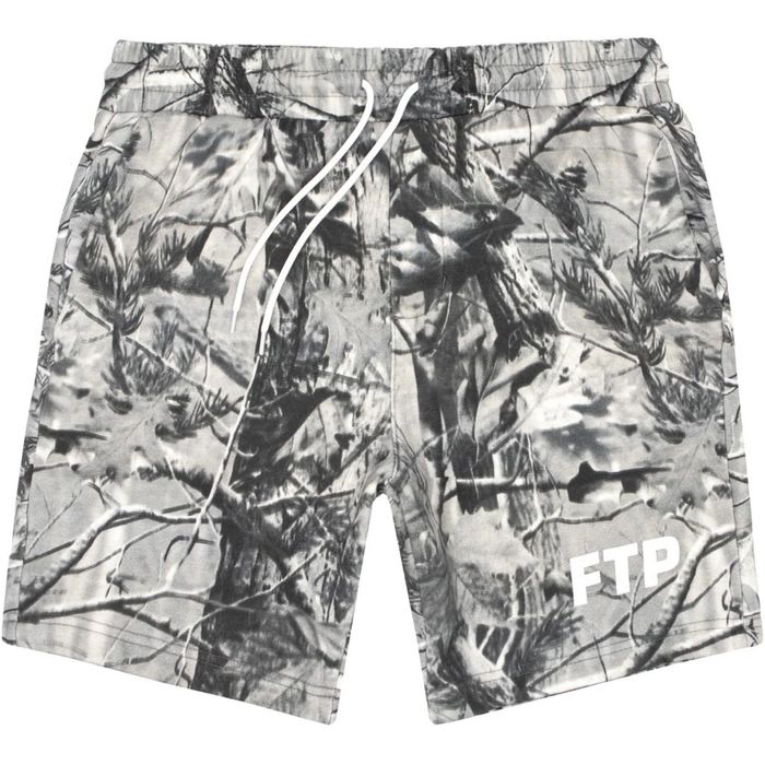 Шорти FTP Gray Tree Camo Logo Shorts