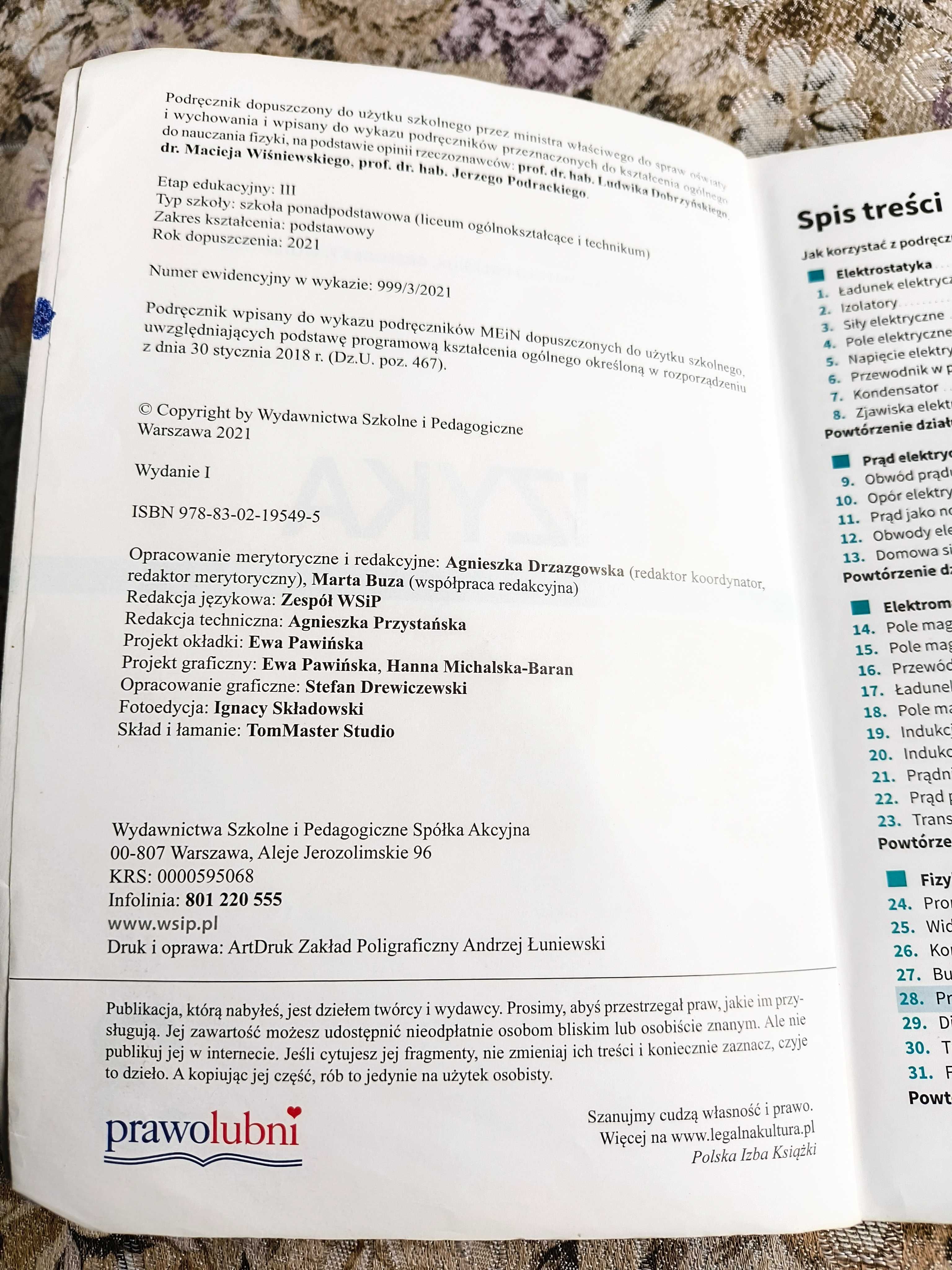 Podręcznik Fizyka 3, WSiP