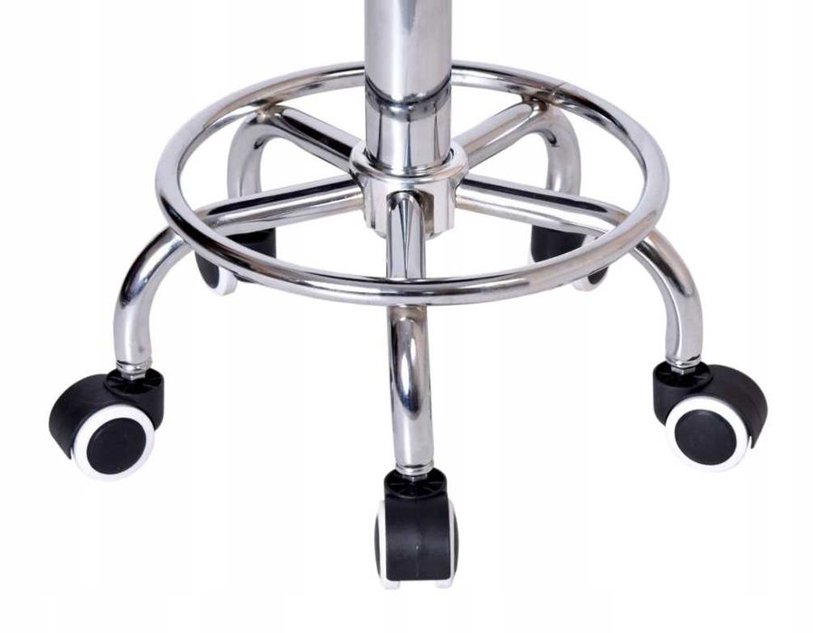 NOWY Hoker Krzesło Czarny Do Kuchni Barowy Taboret Fryzjerski Obrotowy