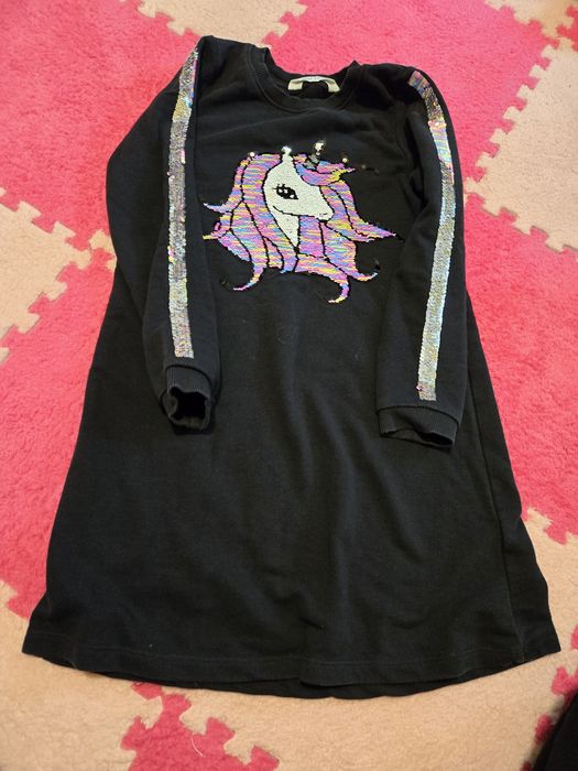 Bluza tunika jednorożec 122/128