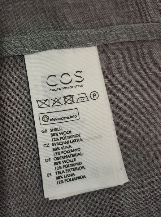 Блуза COS из тончайшей натуральной шерсти