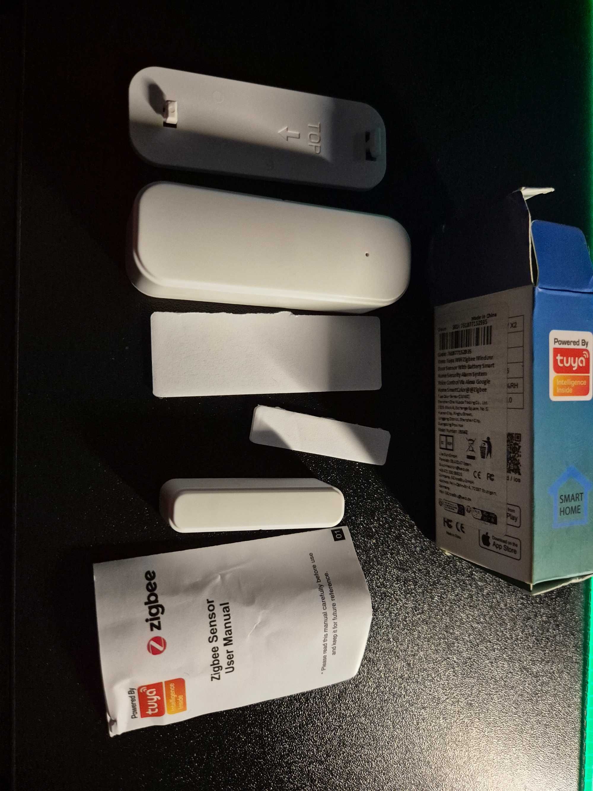 Nowy czujnik otwarcia drzwi! Antywlamaniowy tuya smart WIFI  zgibee