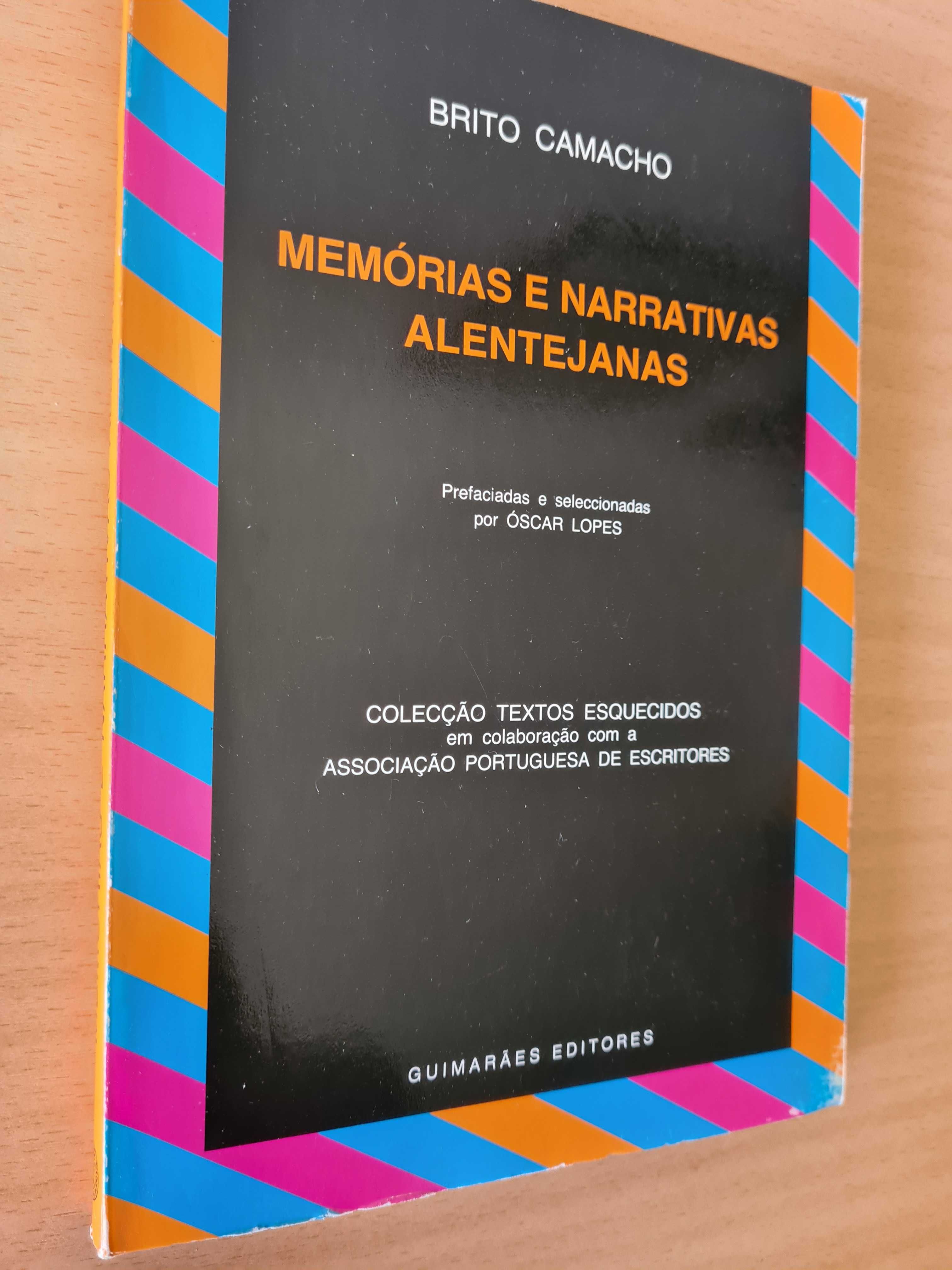 Livro "Memórias e Narrativas Alentejanas" de Brito Camacho