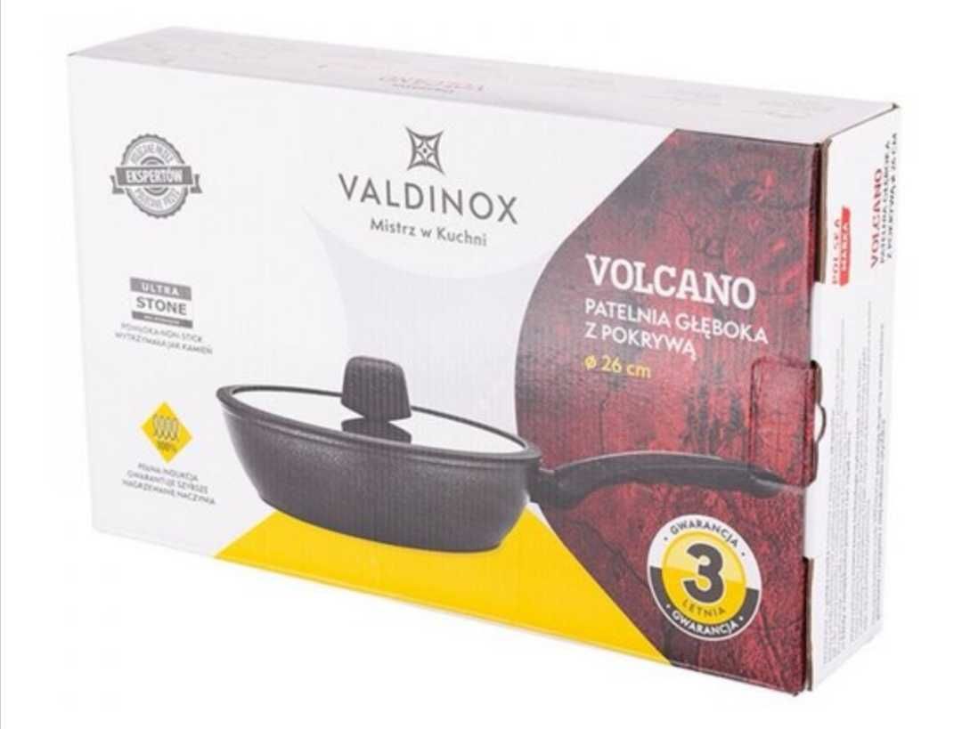 Na Lewara Patelnia głęboka z pokrywą Valdinox Volcano 26cm