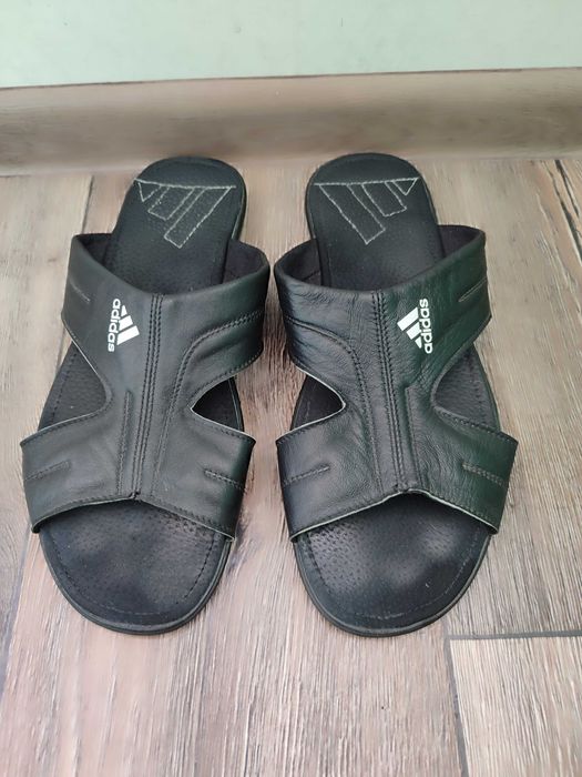 Шлёпки, шлёпанцы кожа мужские "Adidas"р.43-44 б у