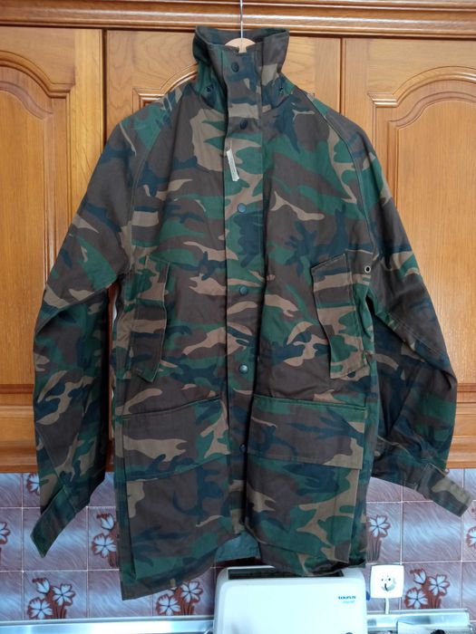 Casaco softshell camuflado Woodland corta vento impermeável
