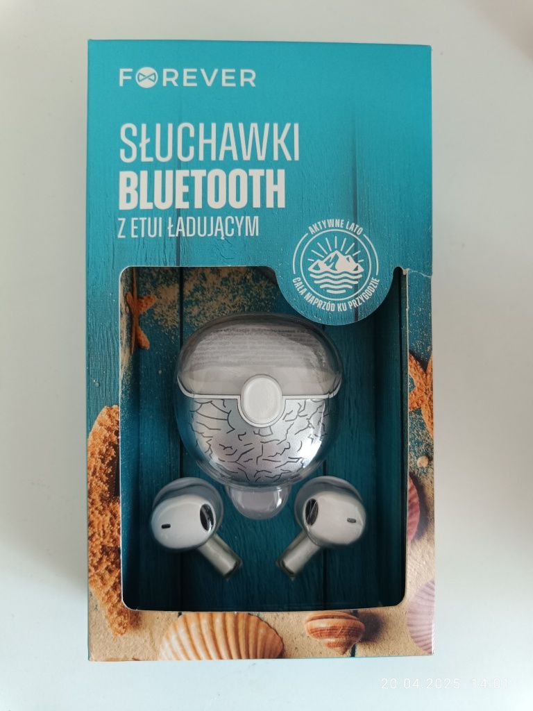 Forever M6 nowe sluchawki bezprzewodowe Bluetooth z etui ladujacym