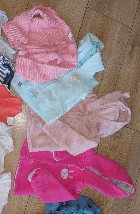 Mega paka ubrań, dziewczynka rozmiar 68