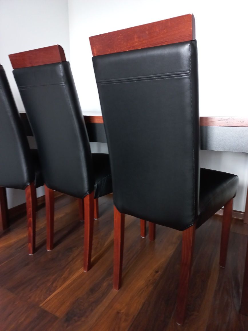 Stół plus 6 krzeseł SZYNAKA VIEVIEN