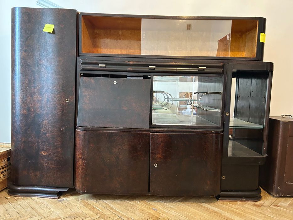 Kredens + tapczan art deco zabytki do renowacji