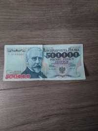 banknot Henryk Sienkiewicz 500000