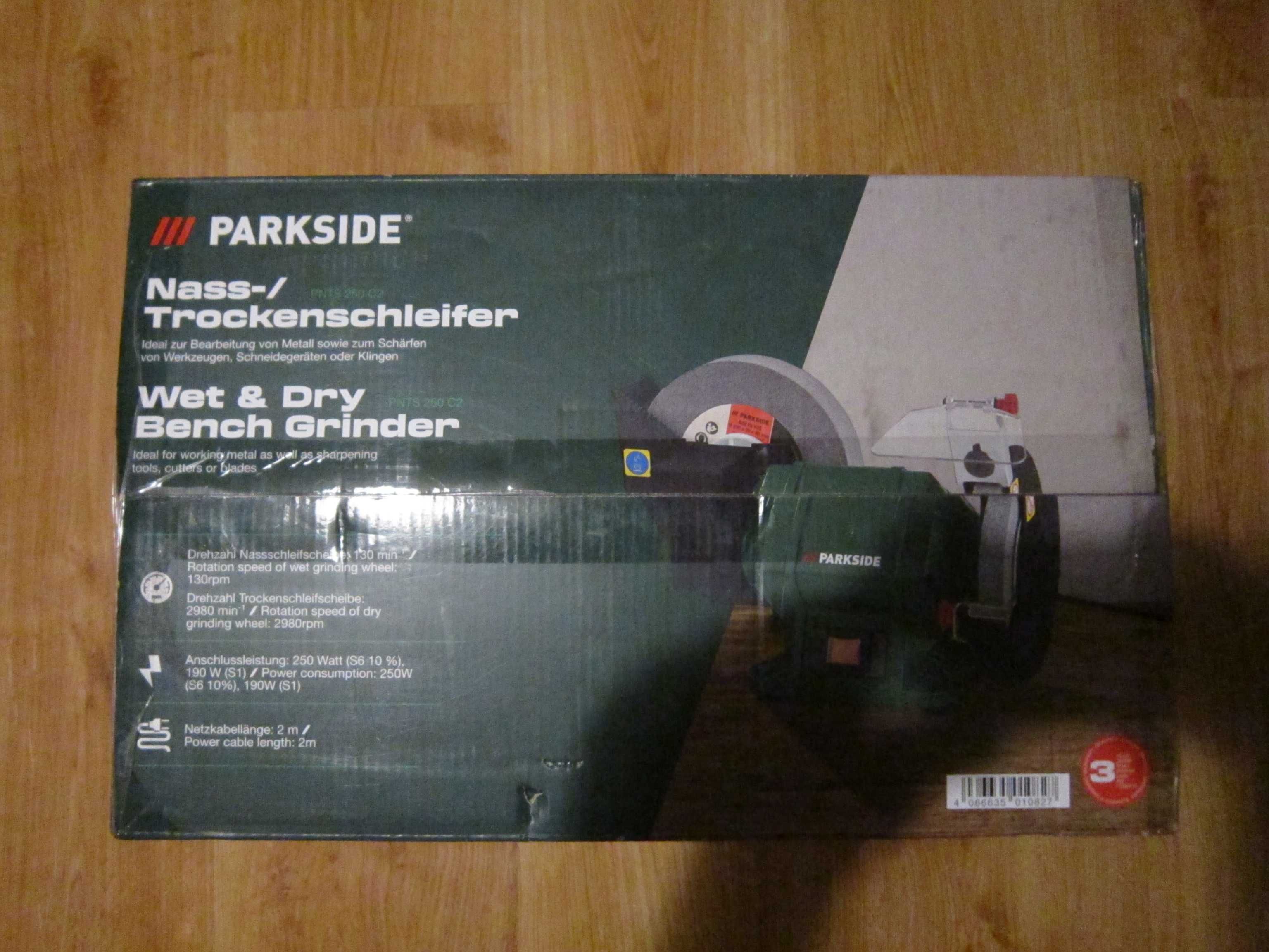 Wielofunkcyjna Szlifierka Stołowa Parkside PNTS C2 250W 230V Gw36m