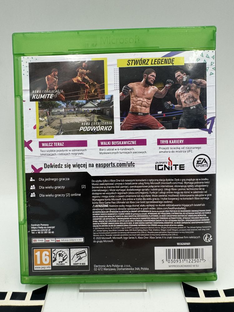 UFC 4 Xbox One Series X Gwarancja