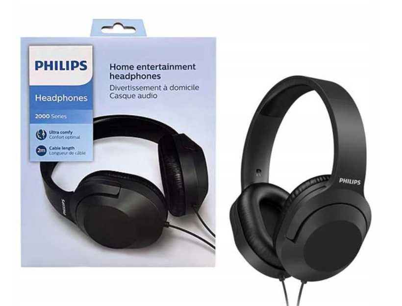 Słuchawki przewodowe Philips 2000 series 2m NIEUŻYWANE