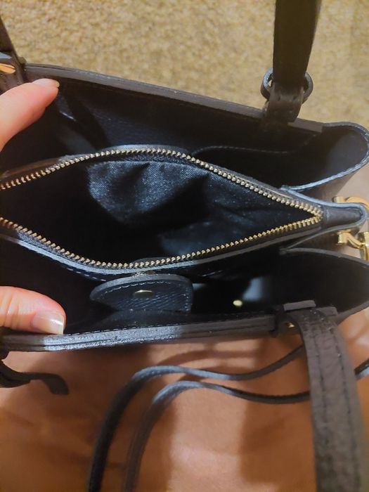 Шкіряна сумка Genuine Leather  (made in Italy)