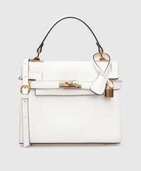 Новая кож белая сумка Gianni Notaro. Италия