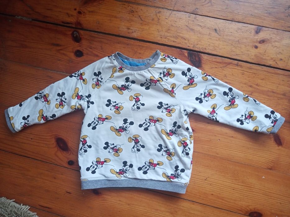 Zestaw ubrań jesień-zima dla dziewczynki; w tym dwustronna bluza