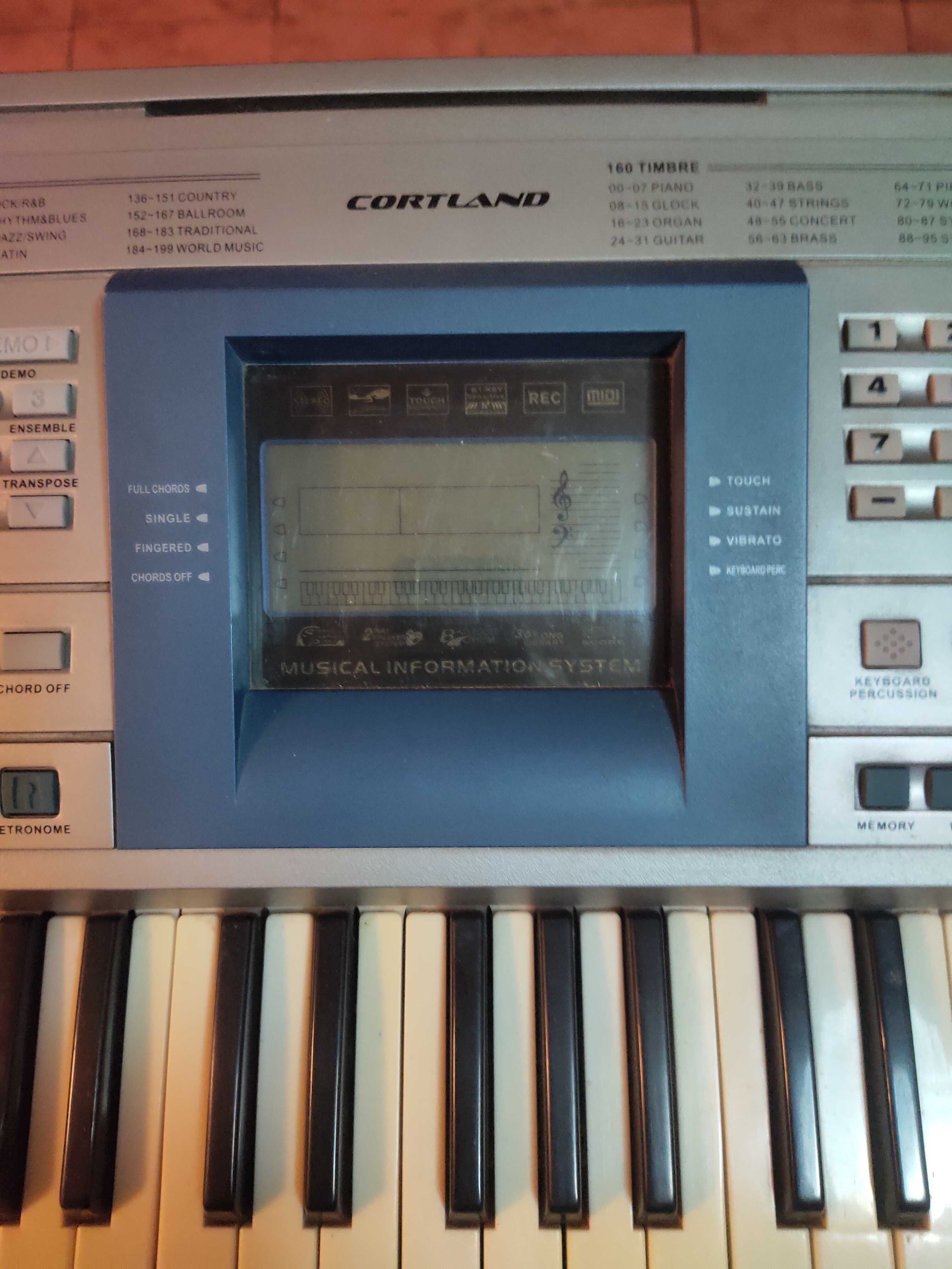 Продам синтезатор CORTLAND MS-7100 б\в  з стійкою.