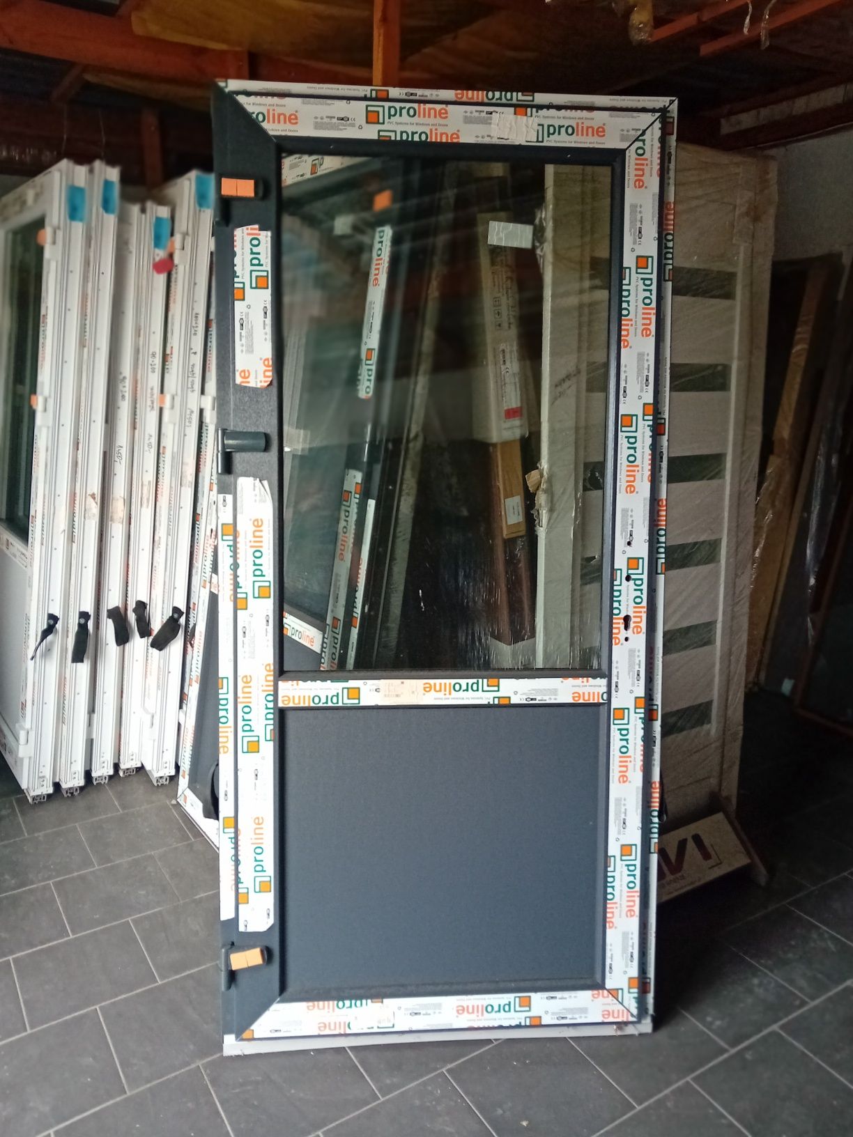 Drzwi antracyt 100/210