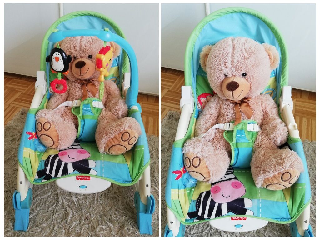 Leżaczek bujaczek Fisher Price X6144 + oryginalne pudełko