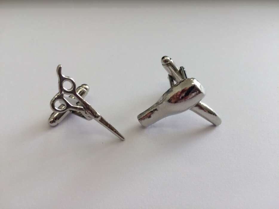 Botões de punho Helicóptero | Trevo prateado