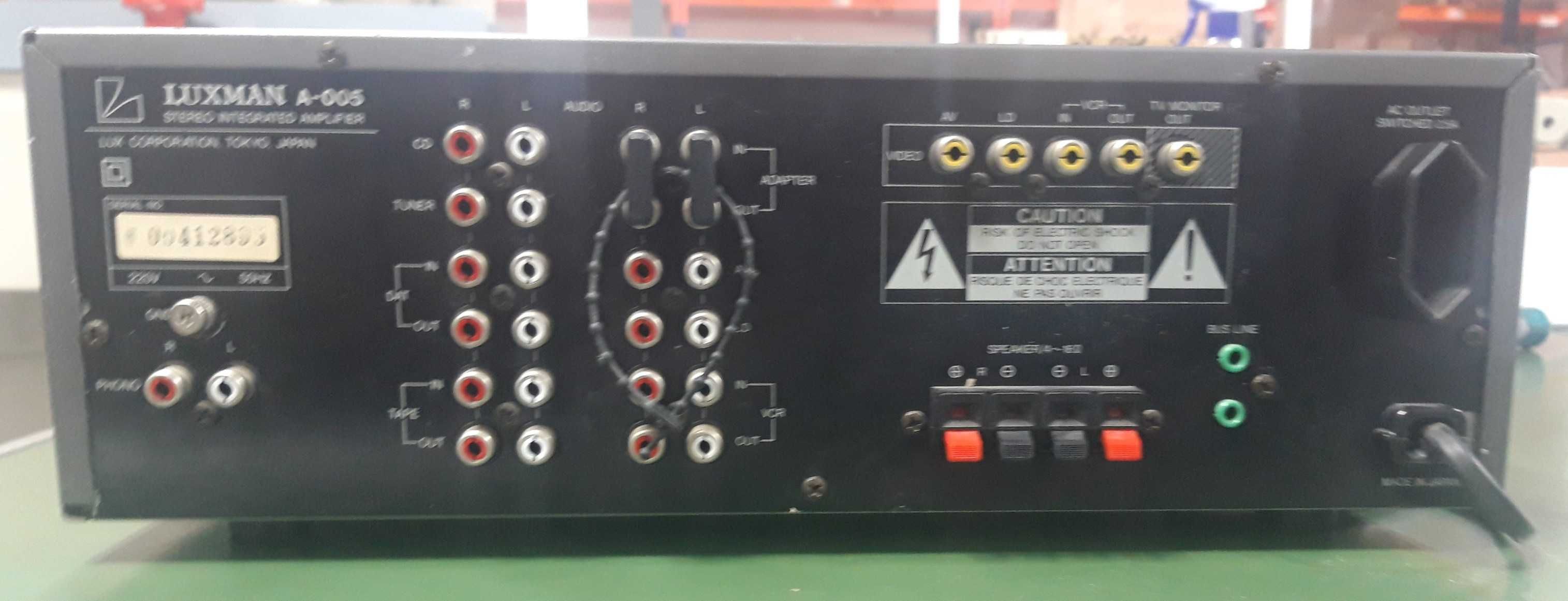 LUXMAN A-005 Amplificador Made in Japan