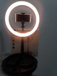 Anel Luz RingLight com rotação de 360º para Vídeos/Tik Tok/Fotografia