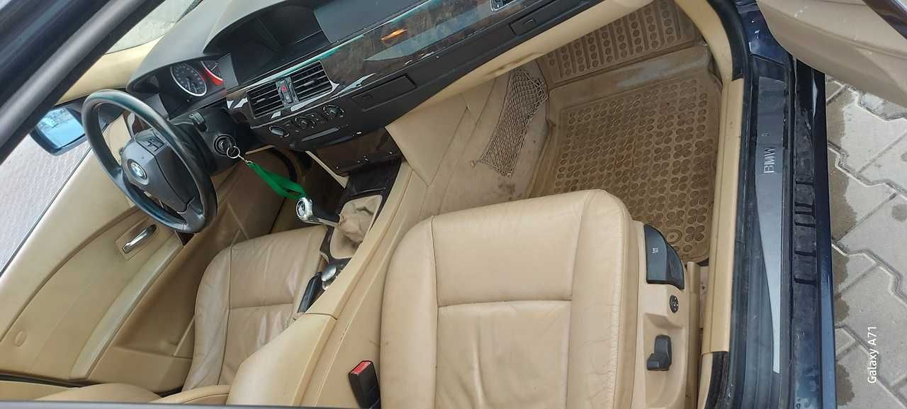 Okazja! BMW E61 2005r 525D 163KM 6-manual DB Stan!Klima!Alu!Panorama