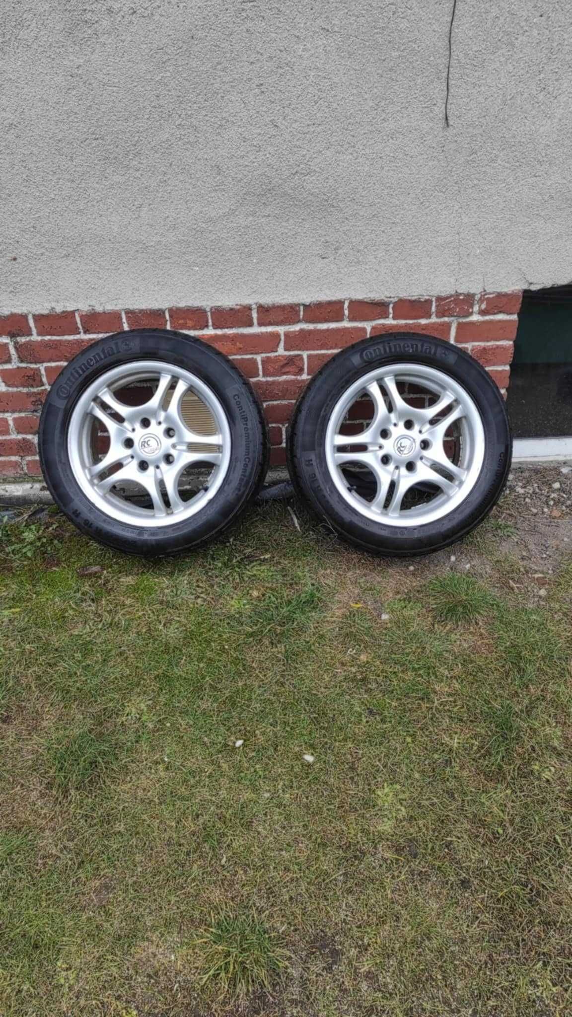 Felgi RC-design 16" BMW 5x120 z oponami Continental