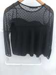 Blusa preta de senhora