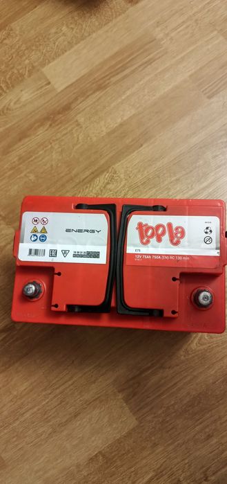 Topla Akumulator 75Ah 750A Mocny do Diesla  1.9tdi JTD 2.0 HDi