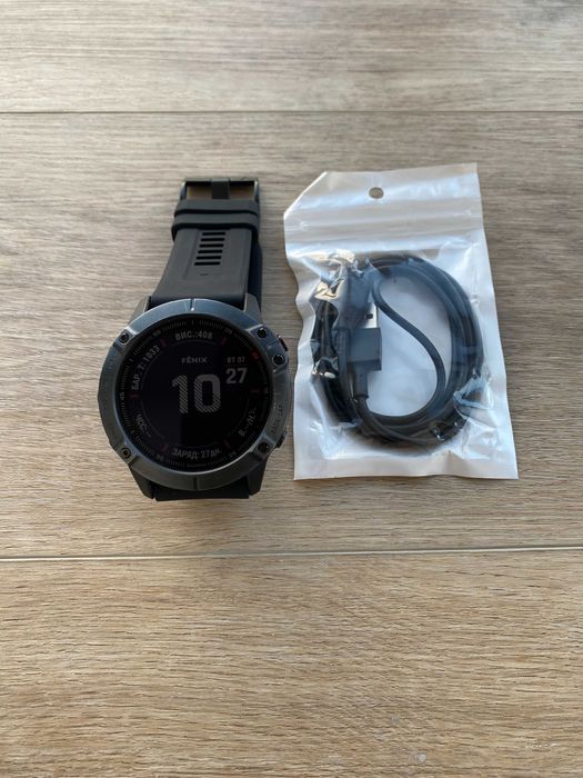 Garmin Fenix 6X Pro | GPS, карти, NFC | Майже як новий | Гарантія
