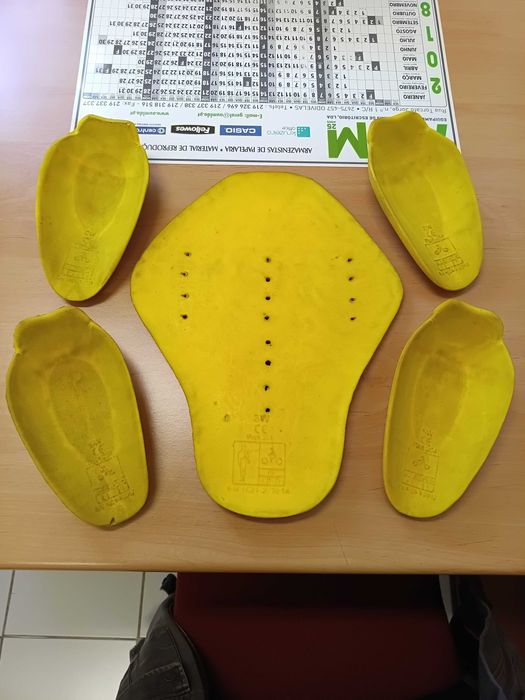 Proteções casaco mota motard