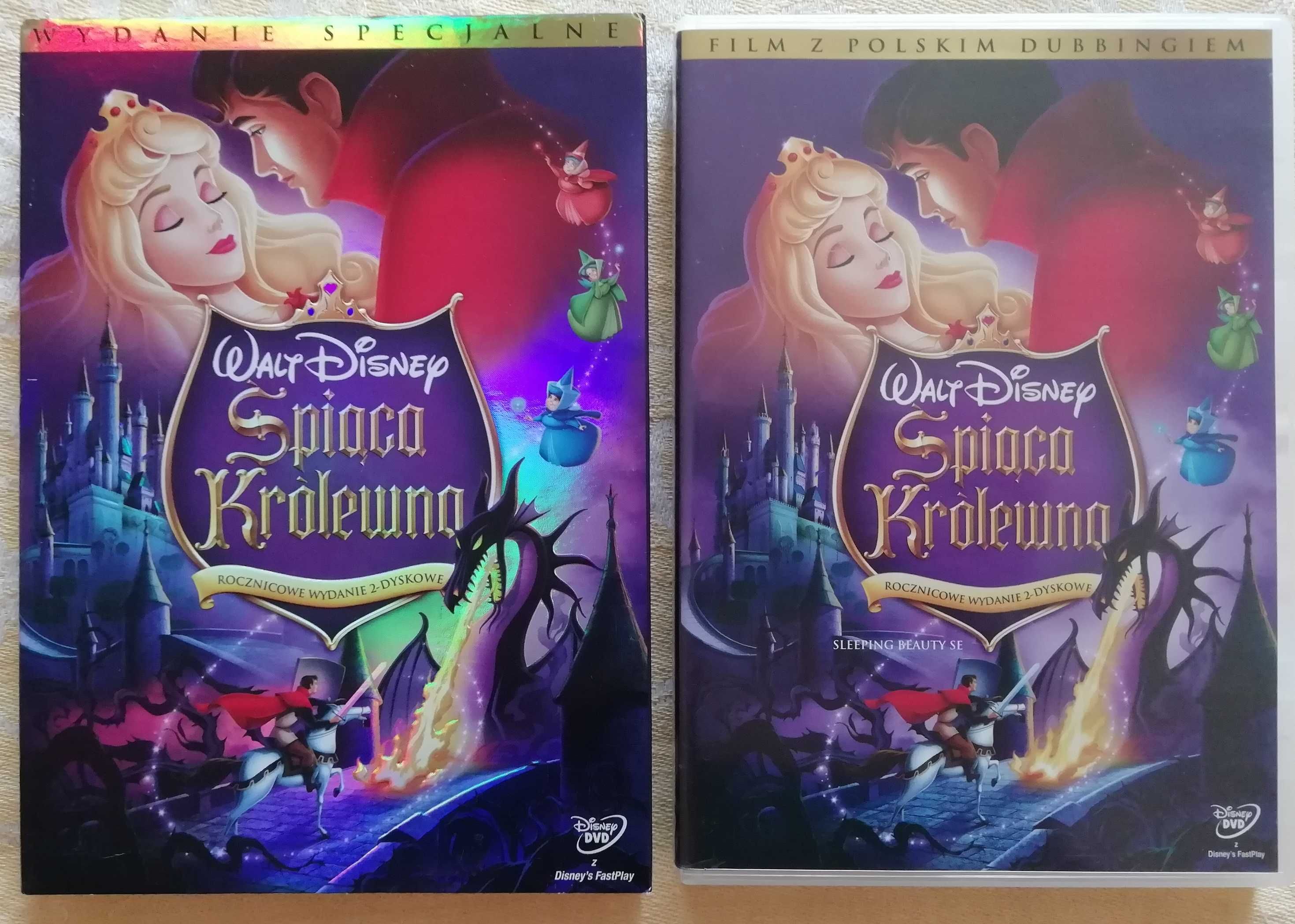 2xDVD Śpiąca Królewna WYDANIE SPECJALNE rocznicowe Walt DISNEY