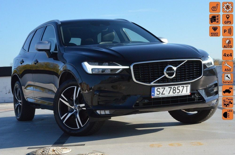 Volvo XC 60 R-Design AWD 235 KM aut. Panorama/Navi/Head-up/Kamera/E.fotele/Grzania