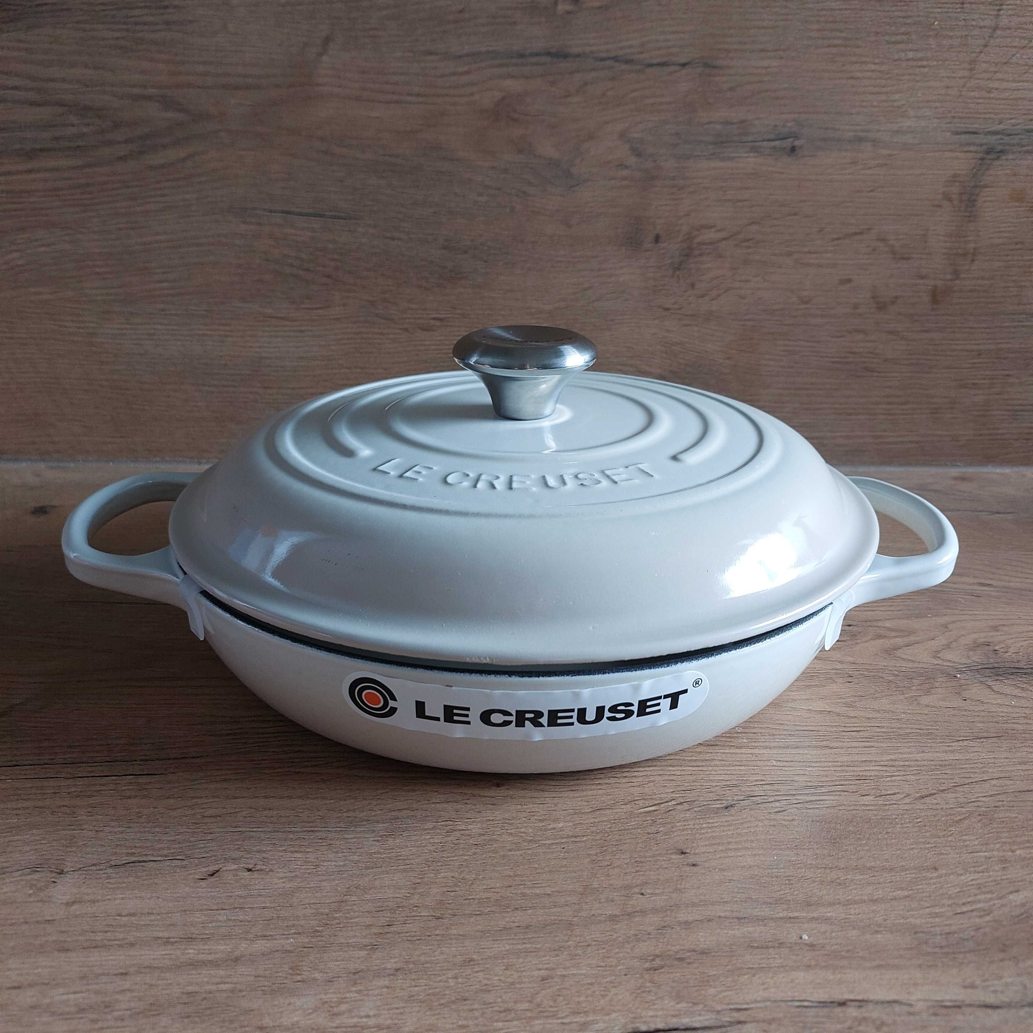 Le Creuset Emaliowany żeliwny garnek patelnia, okrągły, 26 cm, 2 l,