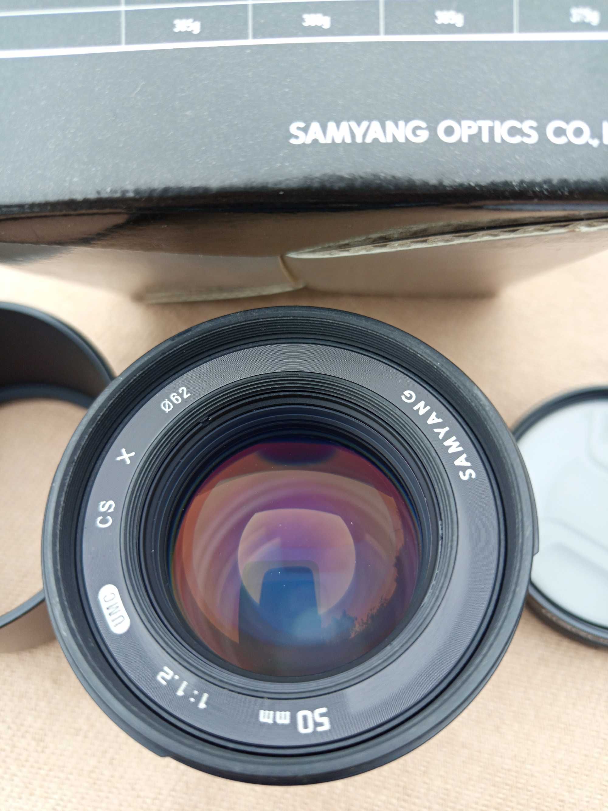 Obiektyw Samyang F 1.2/50  do  Fuji