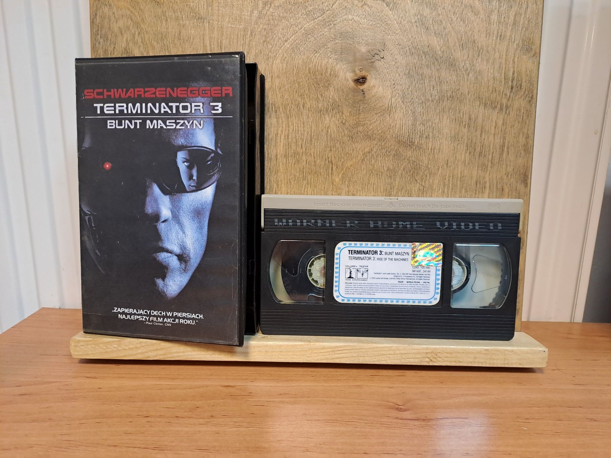 Terminator Bunt maszyn kaseta VHS