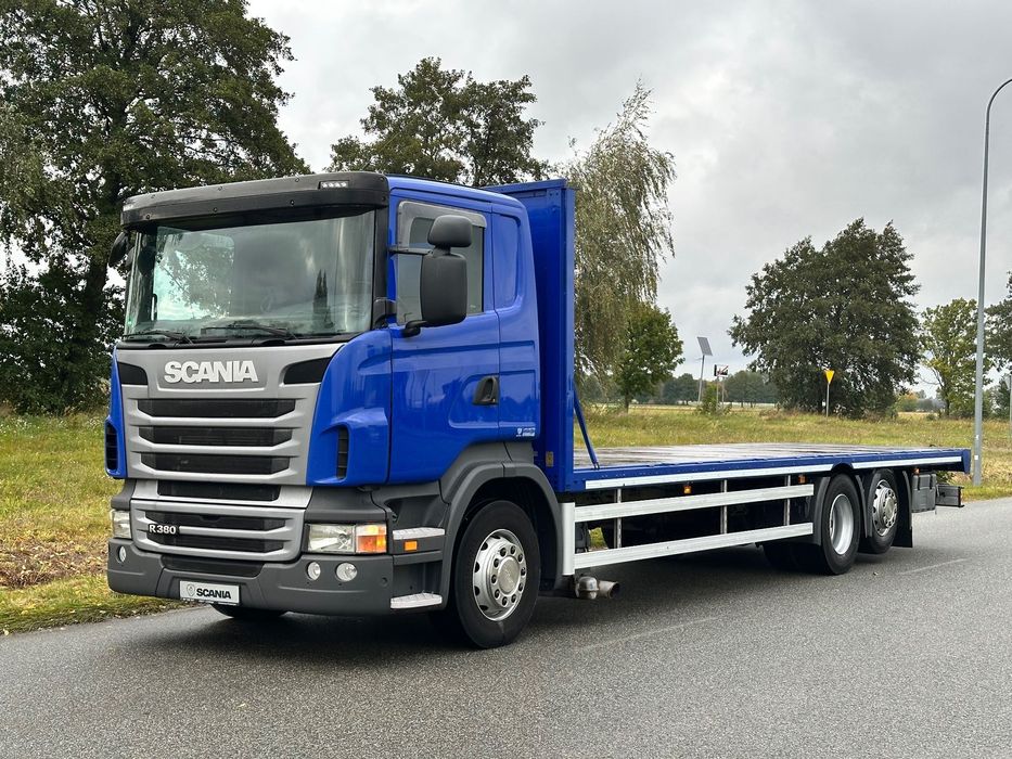 Scania R380 6x2 platforma 9m Na Tartak  Laweta Sprowadzona z Niemiec