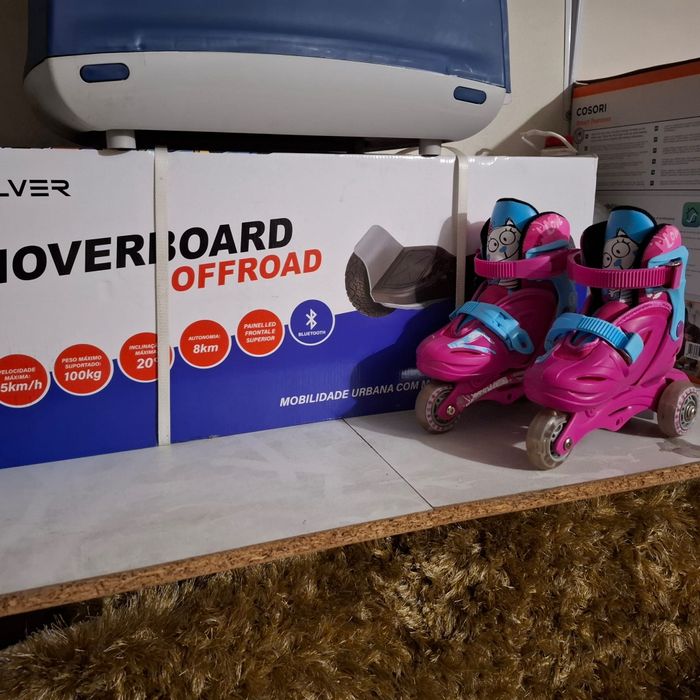 Conjunto desportivo - hoverboard + patins