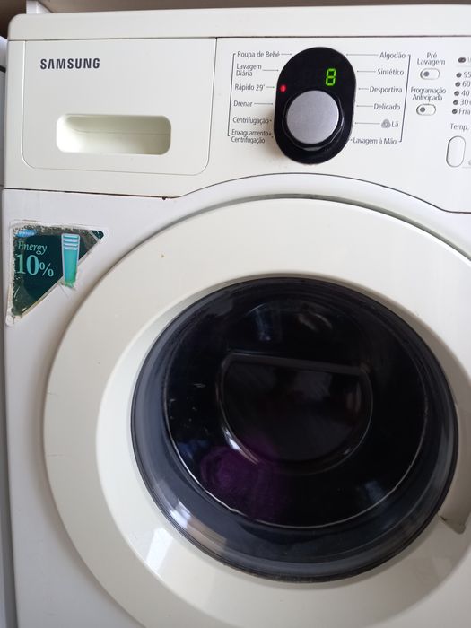 Máquina lavar roupa Samsung 8 kgs como nova