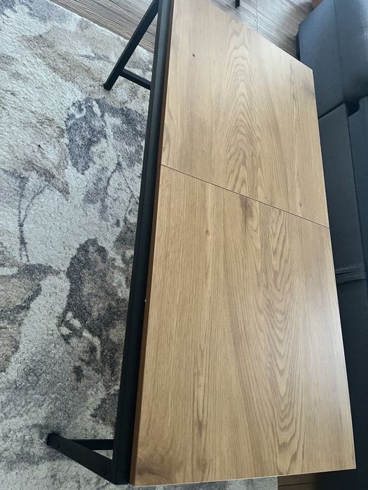 Stolik loft braz czern 50/100